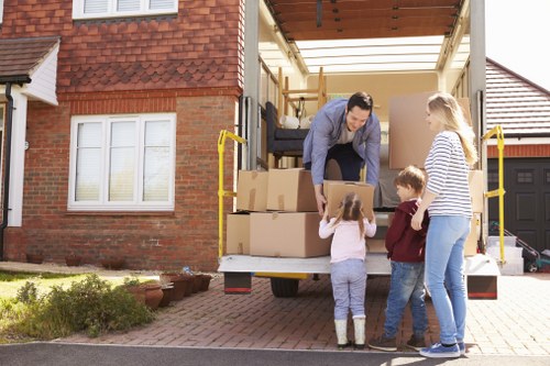 Man and van service helping with a local move in Streatham