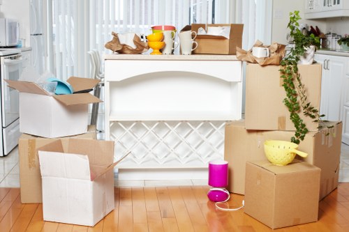 Student removals team helping with a small move in Streatham