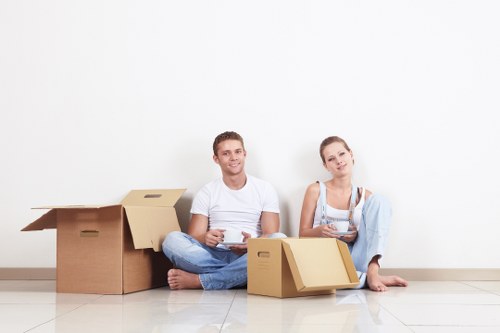 Careful handling of furniture during student removals in Streatham