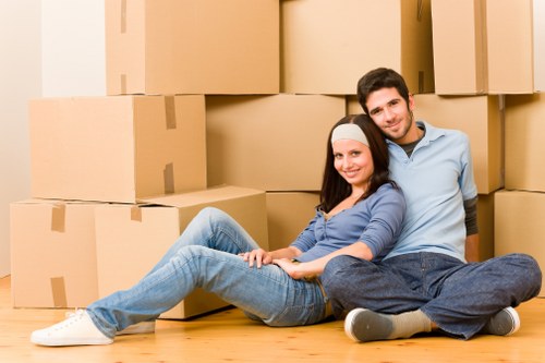 Moving boxes and home contents for a Streatham property