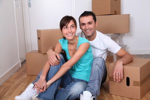 Local packing team managing a move in a Streatham property