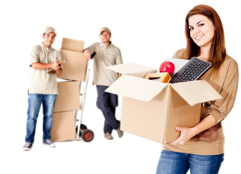 Packing and moving office equipment during a Streatham commercial relocation