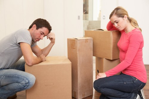 Careful loading of household furniture for a Streatham relocation
