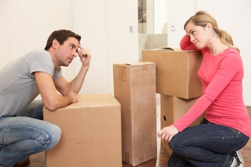 Furniture pick-up service for a Streatham home with bulky items ready for removal