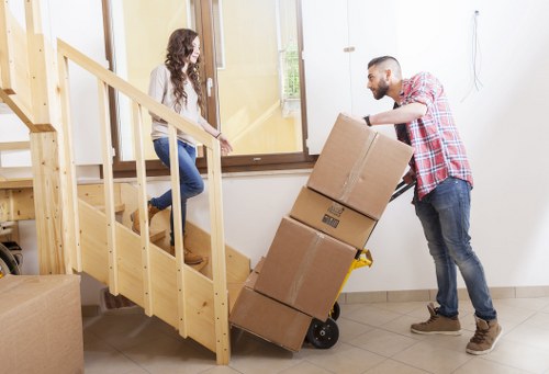 Removal van for a local move in Streatham