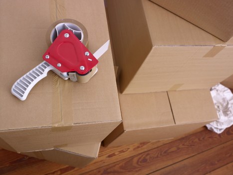 Removal van loaded for a short-notice house or flat move in Streatham