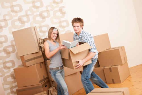 Packing and transporting furniture with a removal van in Streatham