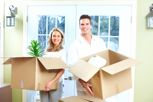 Visual of marketing cookie usage for a moving company