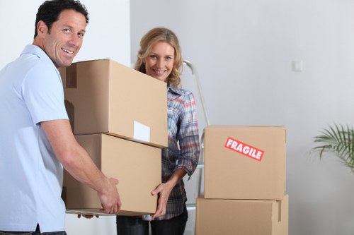 Commercial moving truck transport for business relocation in Streatham